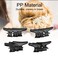 Butterfly Clips 12Pcs Salon Hair Clip Hairdresser Clamps Hairdressing Tool for Styling, Sectioning, Cutting and Coloring (Black)