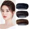 3pcs Hair Bun Invisible False Hair Clip, Hair Base Bump Fluffy Hair Pad Styling Insert Tool Volume Accessories Increased Hair Padfor for Women Girls Hairstyle