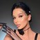 2 Pcs Black Swan Feather Hair Clips Ballet Style Love Heart Rhinestone Ostrich Feather Hairpins Swan Lake Performance Dancing Party Costume Headpiece Hair Accessories for Women Girls