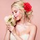 Rose Flower Hair Clip, Artifical Red Rose Flower Hairpin for Women, Fascinator Artificial Brooch Hairpins for Bridal Bridesmaid Girls, Rose Red Hair Accessories for Christmas, Wedding (Red)