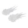 1 Pair Angel Wing Hair Clips Feather Hair Barrettes Lolita Headwear Cosplay Accessories Headpieces for Girls Women