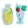 Cocktail Fruit Drink Cup Strawberry Lemon Hair Claw Clip - Suitable for Women and Girls Hair Clip - Fun Hair Accessories Gifts 2Pcs