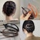 6 Pcs French Oval Hair Barrette Clips for Women Girls Thick Thin Hair Accessories Durable Flexible Ponytail Holder hairpin