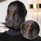 Cobahom 12 Pcs Small Claw Clips 1.2 Inch Plastic No-Slip Mini Clips for Thin Hair Styling Accessories for Women and Girls (Brown)