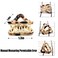 Cobahom 5 Pcs 1.7 Inch Small Claw Clips Acetate Hair Jaw Clips for Thick Hair Fashion Hollow Triangle Hair Clips for Women Girls (Light Leopard+Red+Deep Leopard + Black and White + Purple)