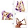 Cobahom 5 Pcs 1.7 Inch Small Claw Clips Acetate Hair Jaw Clips for Thick Hair Fashion Hollow Triangle Hair Clips for Women Girls (Light Leopard+Red+Deep Leopard + Black and White + Purple)