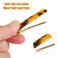 Cobahom 6 Pack Leopard Print Tortoise Shell Metal Hair Pins, Duck Teeth Hair Clips for Styling Women's Hair 2.36 Inch