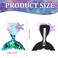 6Pcs Mermaid Hair Clips Mermaid Hair Accessories Starfish Hair Clip Sequin Hair clips for Girls Pink Purple Green Hair Clips Fishtail Sparkling Hair Clips Hair Accessories for Girls