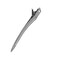 12PCS Duck Billed Clips, 3.54 Inches Rustproof Metal Alligator Curl Clips with Holes for Hair Styling, Hair Coloring, Large, Silver