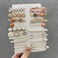 Mehayi 20 PCS Pearl Hair Clips Set Fashion Korean Acrylic Resin Hair Barrettes, Bobby Pins Hairpins for Women and Ladies Girls Headwear Styling Tools, Hair Accessories for Decorative Party Wedding