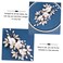 Hair Clip, Crystal Bridal Wedding Hair Clips, Pearl Rhinestone Hair Pins, Floral Hair Pieces for Brides Bridesmaids Women Girls