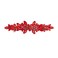 Red Austrian Hair Barrettes, Sparkly Zircon Crystal Hair Clips French Dedign Bridal Fashion Bling Rhinestons Hairpins, Wedding Hairgrip Hair Headwear Accessories for Women Girls Bride Bridesm