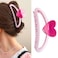Valentine&rsquo;s Day Love-Shaped Hair Clips for Women Heart Hair Claw Clips Bright Pink Hair Claws Elegant Hair Barrettes Non-Slip Hairpins Fashion Claw Clips Valentine&rsquo;s Party Hair Accessories 1Pcs