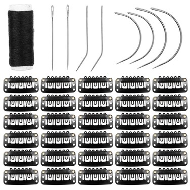 50 Pcs Hair Extension Clips U Shape Snap Hair Clips Wig Clips to Secure Wig Wig Grip Veil Clip Hair Extension Accessories