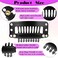 Mozeat Lens 50pack Wig Clips Snap Rubber 9 Teeth Comfortable to Sew in Secure Combs Hair Clipsfor Wigs Clip on for Women Small Pins Extensions &amp; Accessories