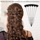 Quick Hair Beader Tool, 12Pcs Quick Topsy Tail Hair Tool for Braiding Hair Beads on Braids, Elastic Hair Braiding Set Ponytail Maker French Threader Braids Loop for Women Plait Styling(12PCS)
