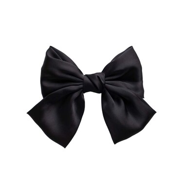 Hair Bows and Barettes Accessories - Bowknot French Clips for Women and Girls in Black