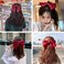 Hair Clip, Large Red Bow Hair Bow for Women Girls, Hair Accessories Styling Tools, Party Gifts Decoration, 1 Count