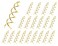Mini Skater 2.36 inch Spiral Hair Pins Non-Scratch Rounded Tips Spiral Bobby Pins Blonde Hair Twist Screw Spin Pins for Women Buns Hair Styling DIY, Set of 20 (Gold)