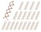 Mini Skater 2.36 inch Spiral Hair Pins Non-Scratch Rounded Tips Spiral Bobby Pins Blonde Hair Twist Screw Spin Pins for Women Buns Hair Styling DIY, Set of 20 (Rose Gold)