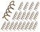 Mini Skater 1.88" Spiral Hair Pin Twist Barrette Spin Pins Non-Scratch Round Tips Twist Screw Hair Pin for Women Bun Hair Style DIY(Brown, Set of 20)