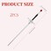 2PCS Metal Sword Hair Sticks, Chinese Hair Sticks for Buns, Sword Hair Chopsticks with Gems Sword, Hair Chopsticks for Women Hair Accessories (Silver)
