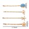 Shell Starfish Bobby Pins Set Shiny Seashell Hair Clips Set for Women Girls Summer Beach Hair Accessories for Long Short Hair Barrettes for Teen Girls Ocean Themd Hairpins 4 Pairs