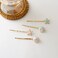 Starfish Beach Bobby Pins for Women Girls Pearl Shell Hair Clips for Teen Girls Mermaid Seashell Hair Clip for Summer Hair Barrettes for Little Girls (4 Pcs Pink and Blue)