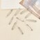 Gothic Hair Clips Set Paperclip Shaped Hair Pins for Women Girls Y2K Punk Hair Clip for Teen Girl Goth Hairpins for Long Short Hair Barrettes Goth Hair Accessories 10pcs