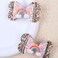 Rainbow Sparkly Alligator Hairpins Multicolor Sequins Hair Barrettes for Girls Party 2PCS