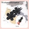 5 Pack Flower Hair Clips for women Non-Slip Matte Hair Clamps Flat Floral Design Claw Clip French Cute Hair Accessories for Girls Hair Decorations