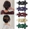 5 Pack Flower Hair Clips for women Non-Slip Matte Hair Clamps Flat Floral Design Claw Clip French Cute Hair Accessories for Girls Hair Decorations