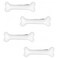 4Pcs Bone Hair Clip White Bones Hairpins Skull Skeleton Hair Accessories for Cosplay Costume Party Daily Wear Hair Pins for Women Girls.