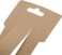 PATIKIL Hair Clip Display Cards, 200 Pack Paper Cardboard Hair Bow Holder Rectangle Hair Barrettes for Jewelry Hair Accessories Display and Organizing, Brown
