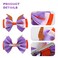 2PC Purple Dragon Ears Hair Bow Clips 4 Inch Women Dragon Horns Halloween Costume Hair Accessories for Figment