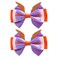 2PC Purple Dragon Ears Hair Bow Clips 4 Inch Women Dragon Horns Halloween Costume Hair Accessories for Figment