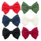 6 Pack Solid Color 5.2'' Bow Clips Women Hair Barrettes Hair Accessories