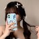 Hair Clip, Hair Clip for Women Girls Toddlers, Satin Bowknot Hair Barrettes for Women Girls, 6 Pcs(Black Pink White)