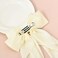 Beige Ribbon for Hair Bows Clips for Girls Big Bow Hair Clips Long Tail Hair Bows for Women Butterfly Bow Hair Barrettes Big Bowknot Ribbon Hair Pin Clips Large Silk Satin Hair Bow Accessories
