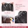 QGZ Clip in Bangs Hair Clip 100% Real Human Hair Clip on Bangs for Women 3 Secure Clip in Hair Extension Natural Full Coverage Thick French Fake Bangs (Black)