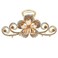 Vintage Rhinestone Hair Claw Clips - Alloy Fancy Hair Accessory with Pins and Large Jaw Clips