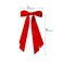 Red and Black Hair Bows for Women - 2Pcs Silkly Satin Hair Ribbon Bow with Metal Clips Hair Accessories for Girls