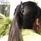 Parcelona French Scallop Fishtail Tortoise Shell Brown Large 6 1/2" Celluloid Acetate Ponytail Interlocking No Slip Grip Banana Hair Clip for Women and Girls, Made in France (Tortoise Shell Brown)