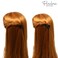 Parcelona French Glossy Square Very Small 3/4" Celluloid Set of 2 No Slip Grip Covered Spring Jaw Hair Claw Durable Styling Hair Accessories Women Strong Hold Girls Hair Claw Clips, Made in France
