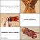 Parcelona French Simply Bear Paw Medium 3&rdquo; Celluloid Acetate Side Slide In Jaw Yoga Fine Hair Claw Clip for Women and Girls (Brown Streaks)