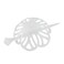 Parcelona French Radial Celluloid Chignon Hair Slide Pin Thru 3.5" Bun Cover Ponytail Holder Hair Updo Dome Round Hair Clips for Women, Made in France (Clear)