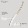 French Amie Narrow Oblong Small 2 1/4" Celluloid Acetate Set of 2 Side Slide In Hair Clip Barrettes with Tige Boule Clasp for Girls and Women, Made in France (Natural White)
