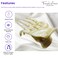 French Amie Bear Paw Small 2 &frac34;&rdquo; Ivory Celluloid Handmade Salon Hinge Side Slide Yoga Jaw Hair Claw Clip