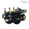 French Amie Crown Wave Small 2 1/2&rdquo; Celluloid Handmade Non Slip Hair Claw Clip for Women, Made in France (Yellow Tokyo)