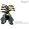 French Amie Crown Wave Small 2 1/2&rdquo; Celluloid Handmade Non Slip Hair Claw Clip for Women, Made in France (Yellow Tokyo)